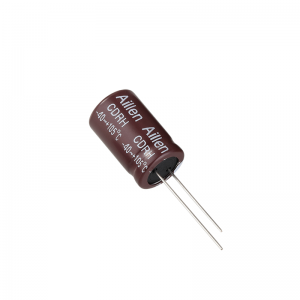 CDRH High Ripple Current Plug-in Aluminium elektrolytisk kondensator